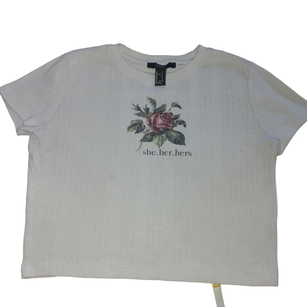 Forever 21 crop top size small